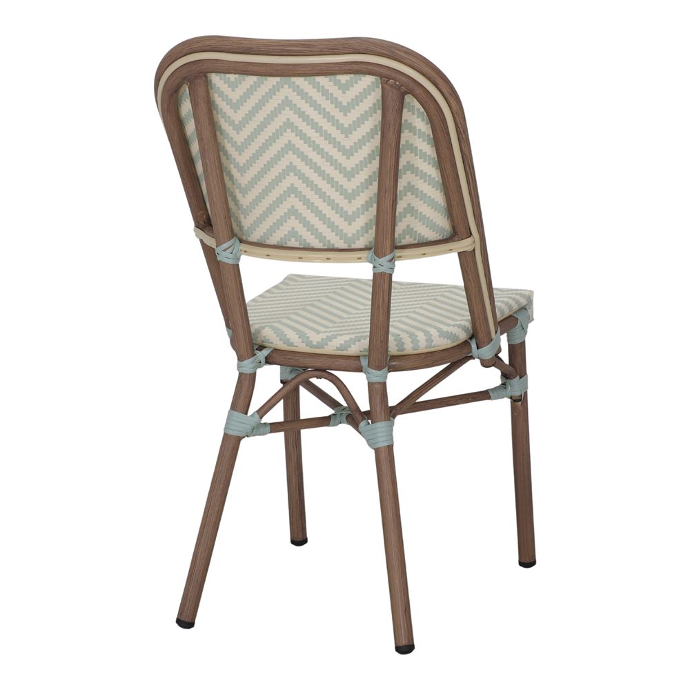 Set de 2 sillas de exterior de aluminio Juliana