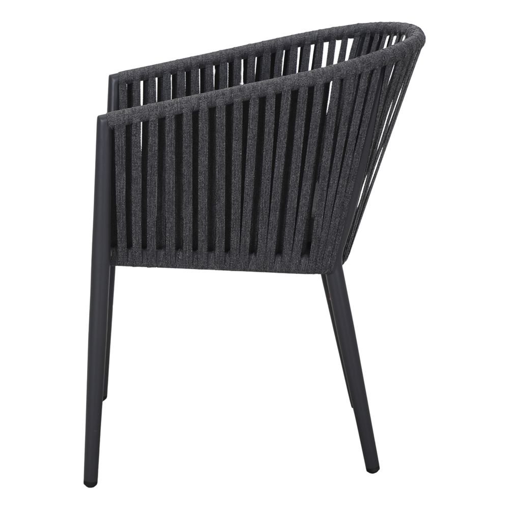 Set de 2 sillas de exterior de cuerda Porrima