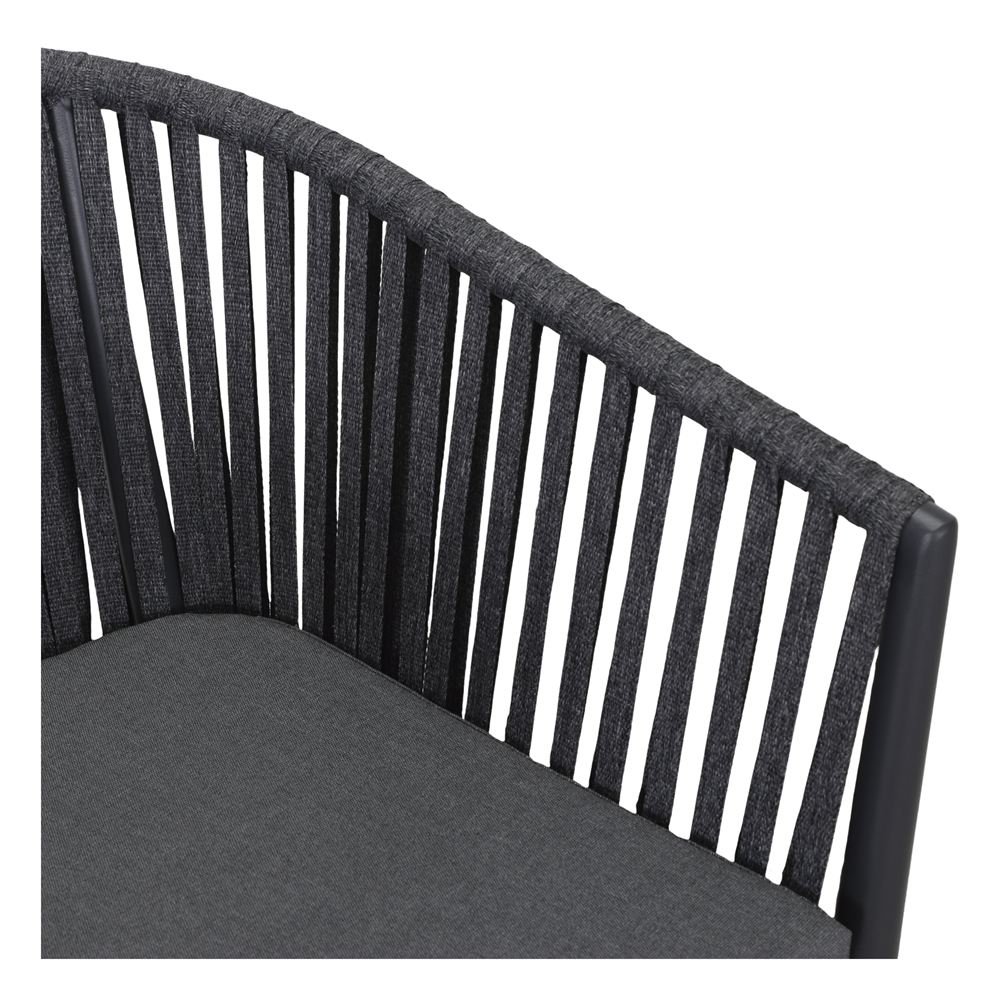 Set de 2 sillas de exterior de cuerda Porrima