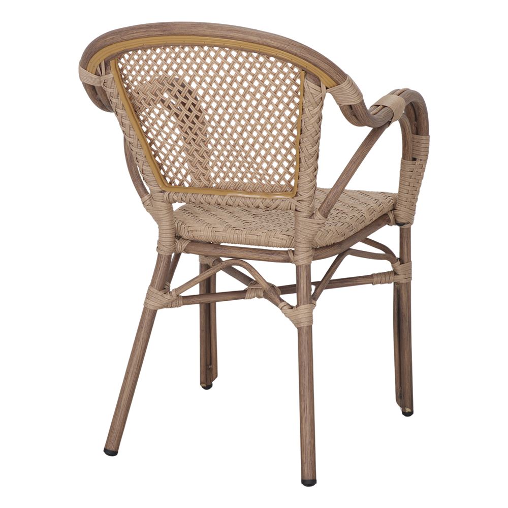 Set de 2 sillas de exterior de ratán sintético Electra