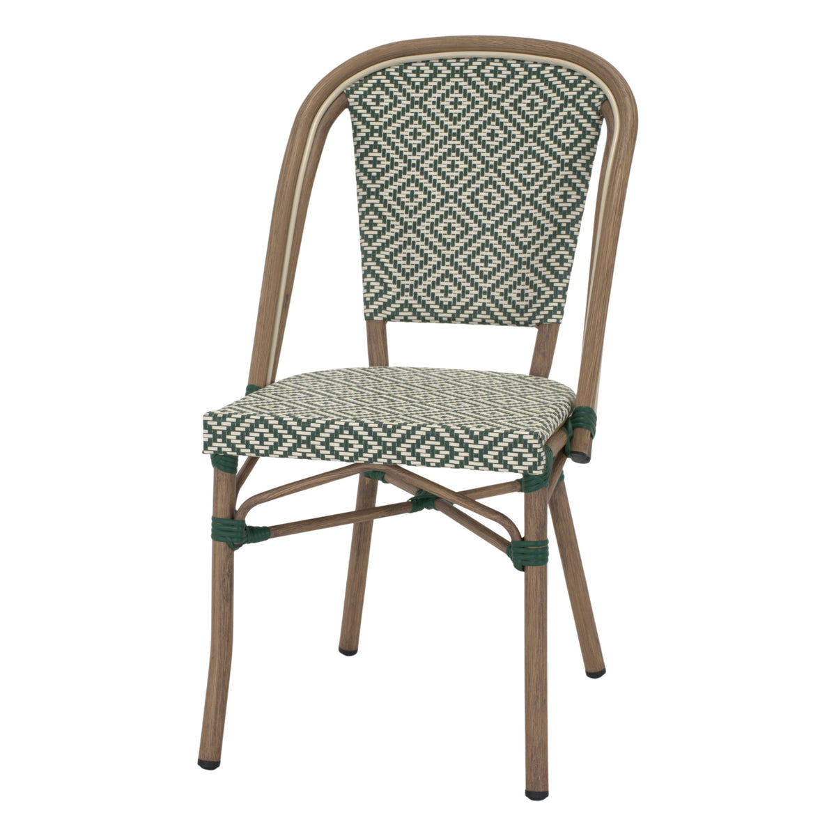 Set de 2 sillas de exterior de ratán sintético Jacinta