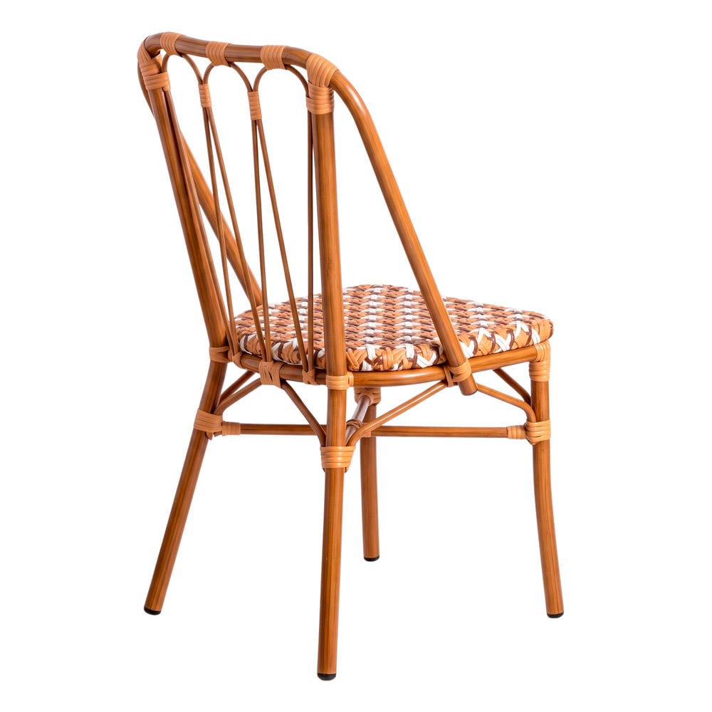 Set de 2 sillas de exterior de ratán sintético Lilia