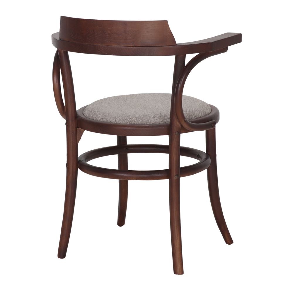 Set de 2 sillas de madera con brazos Tania