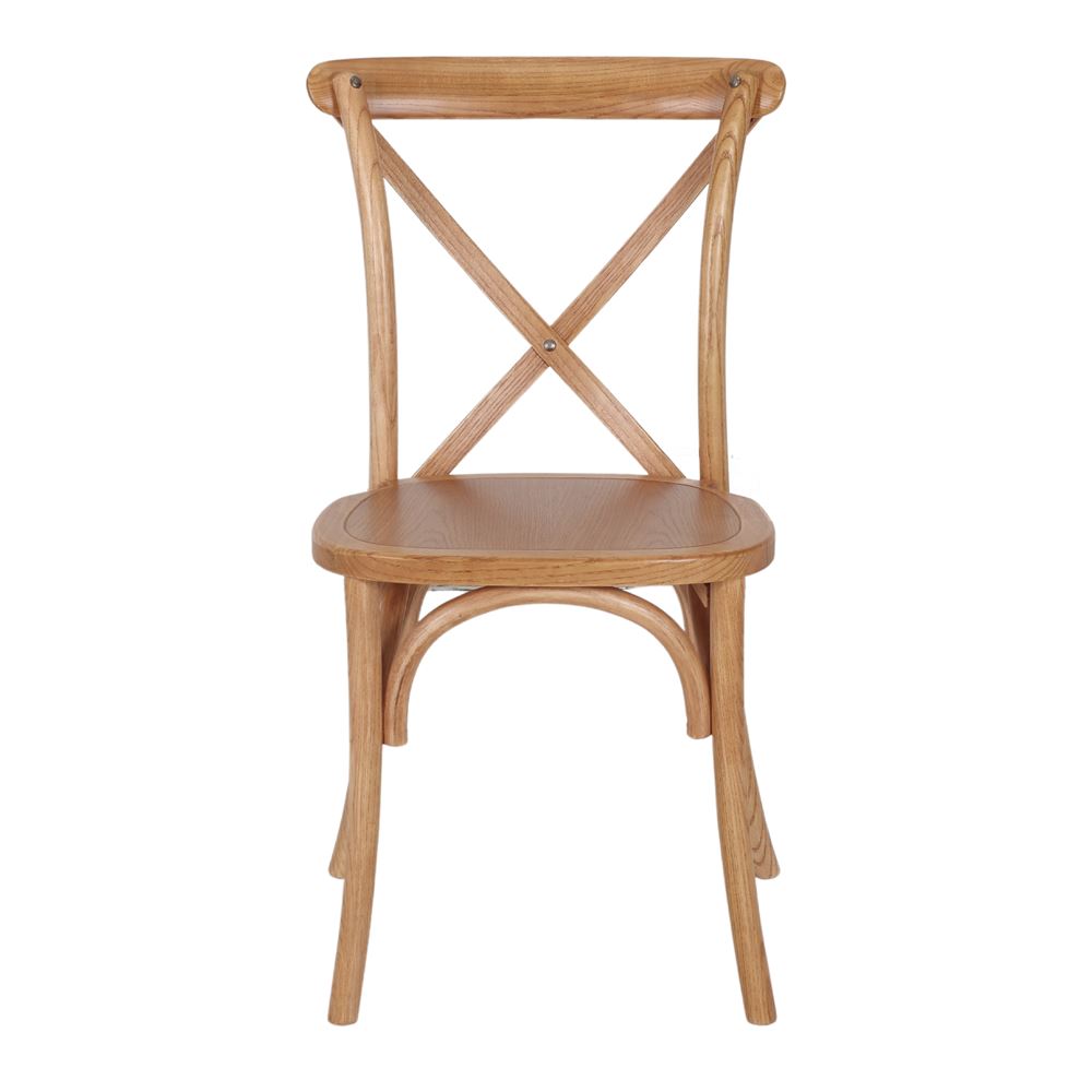 Set de 2 sillas de madera de olmo Armida