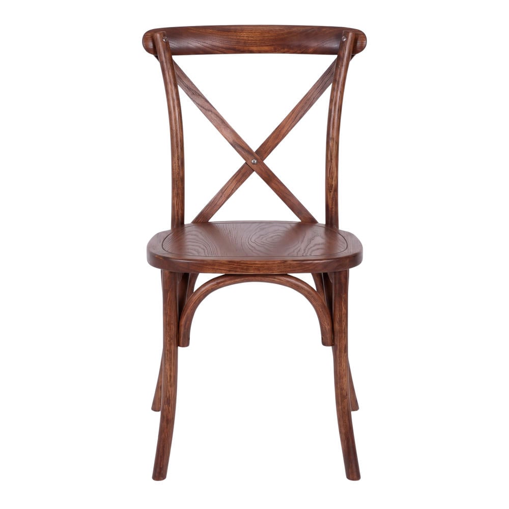 Set de 2 sillas de madera de olmo Armida