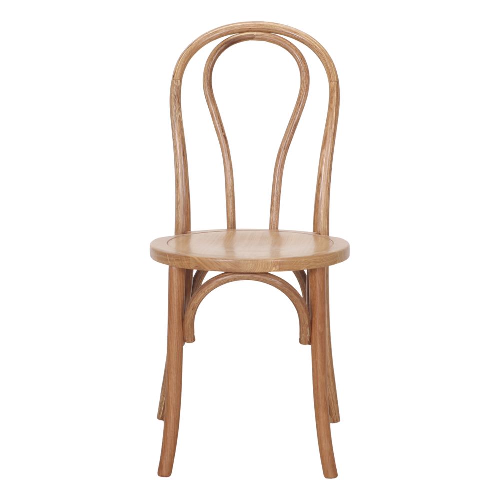Set de 2 sillas de madera de roble Mauro