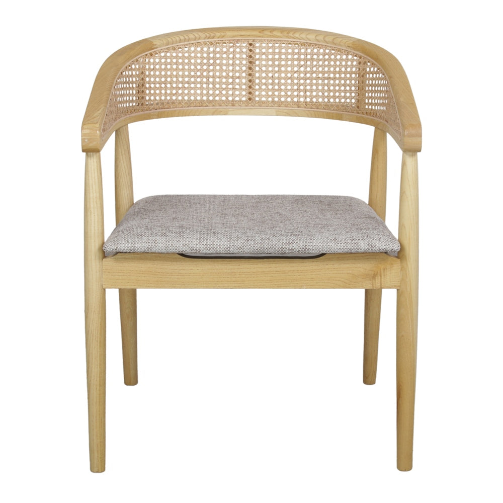 Set de 2 sillas de olmo con brazos Joaquim