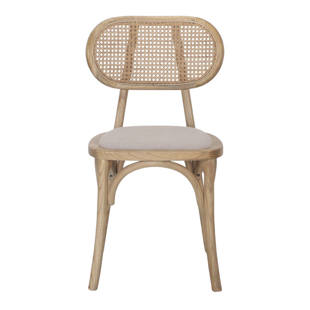 Set de 2 sillas de olmo envejecido Edoardo