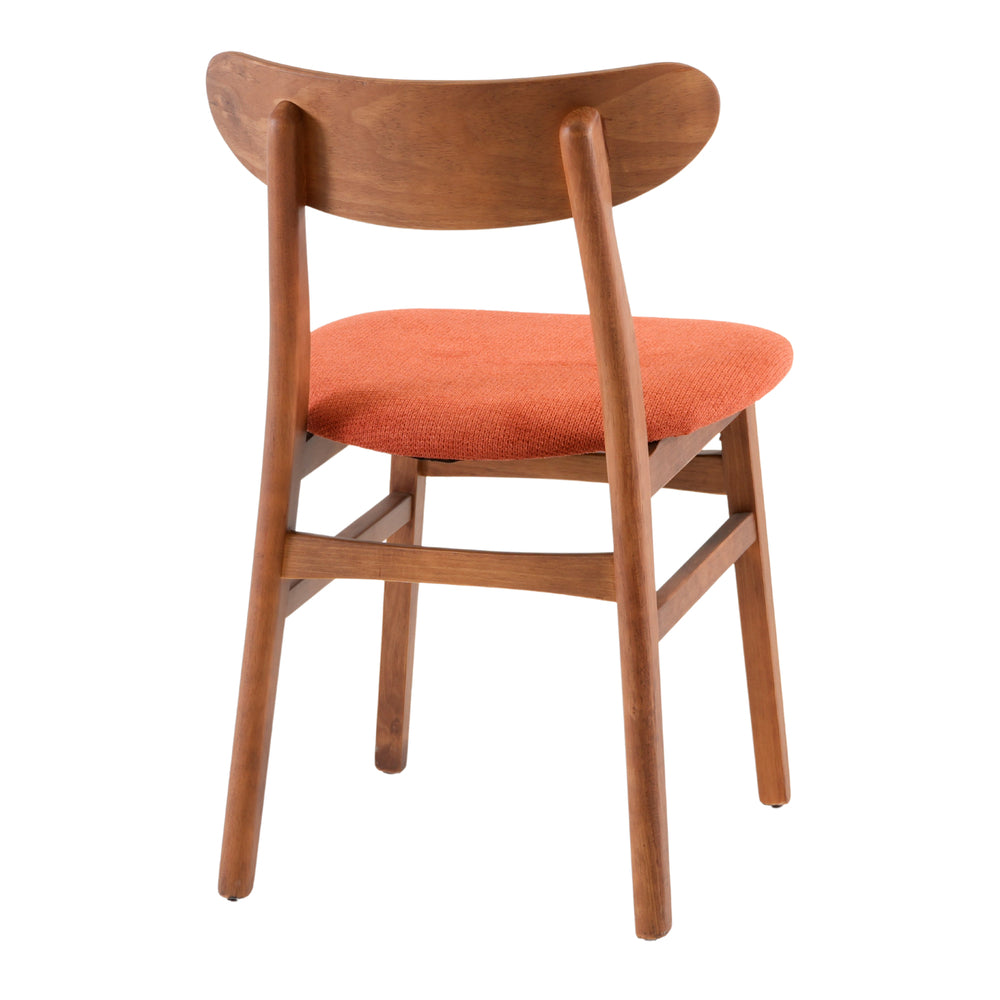 Set de 2 sillas de pino tapizadas Clarice