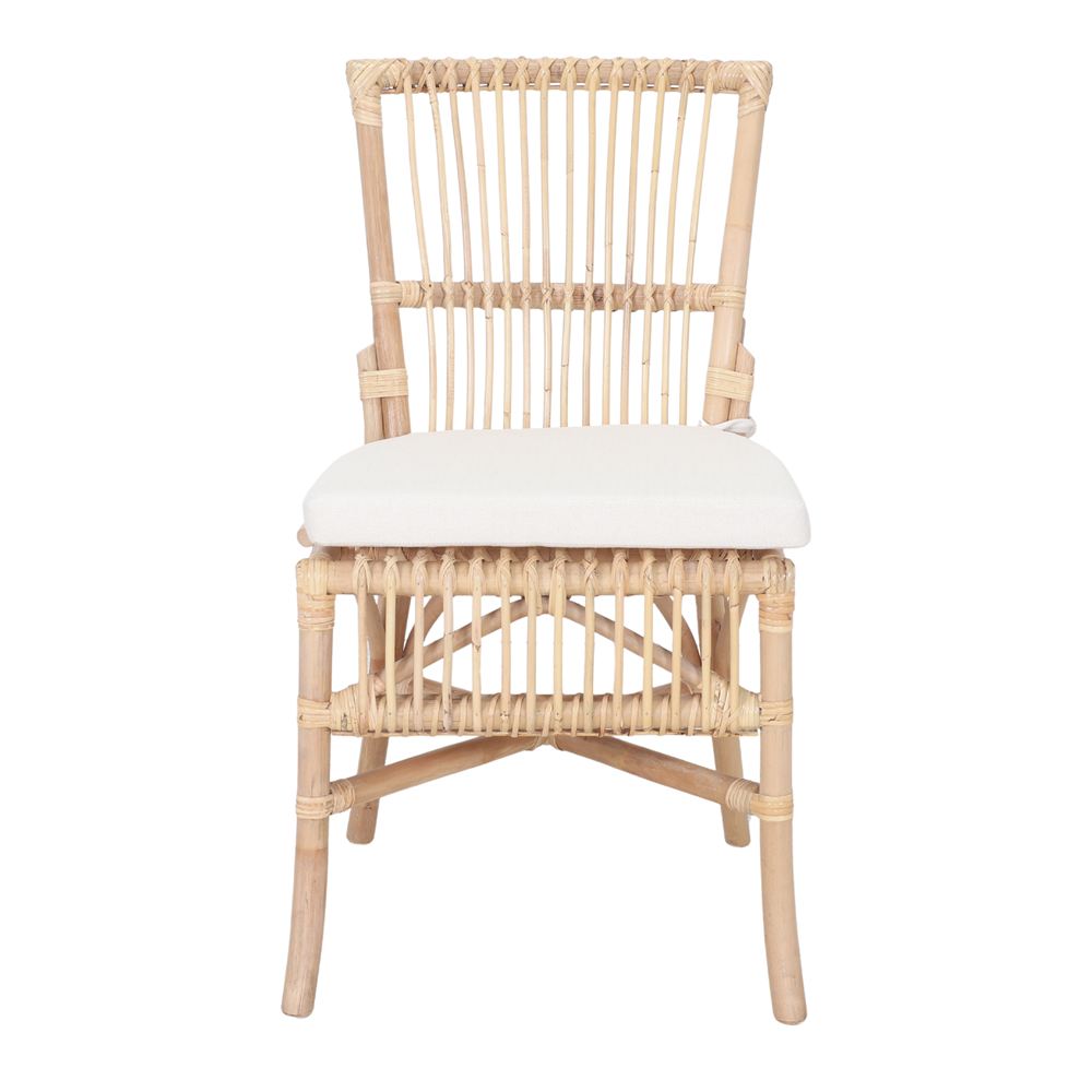 Set de 2 sillas de ratán natural Giada
