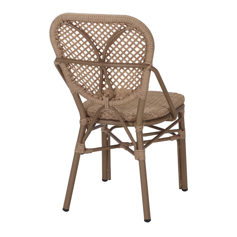 Set de 2 sillas de ratán sintético Elsa