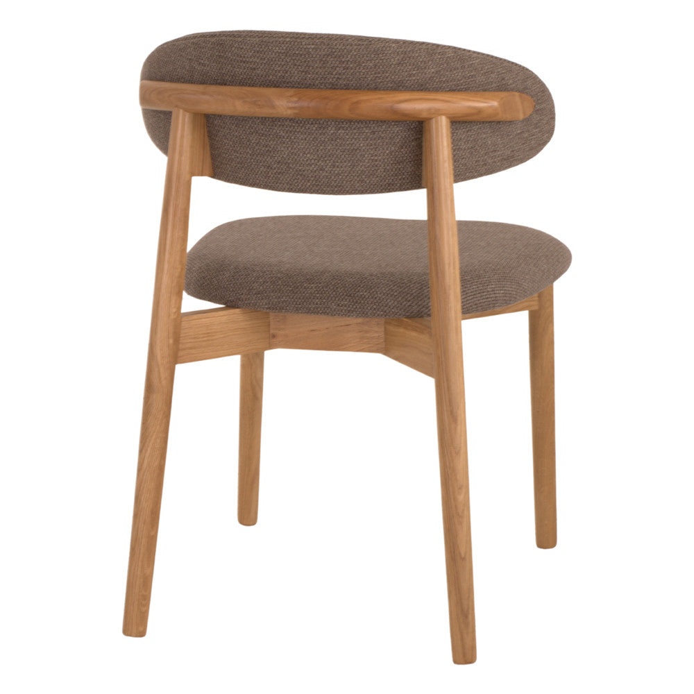 Set de 2 sillas de roble torneado Robert