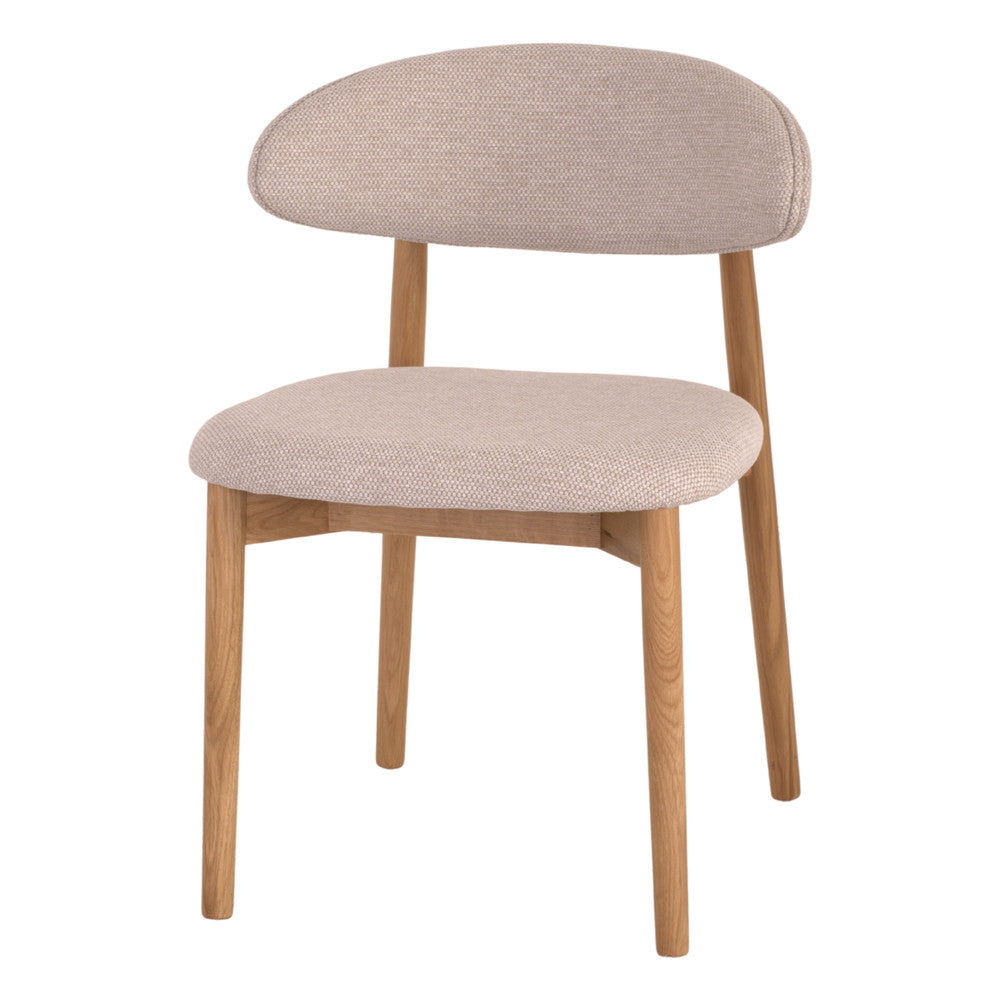 Set de 2 sillas de roble torneado Robert