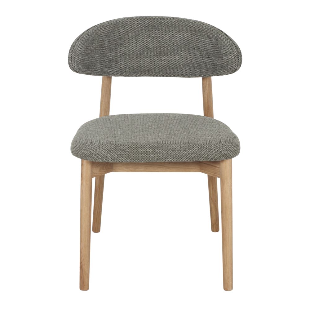 Set de 2 sillas de roble torneado Robert