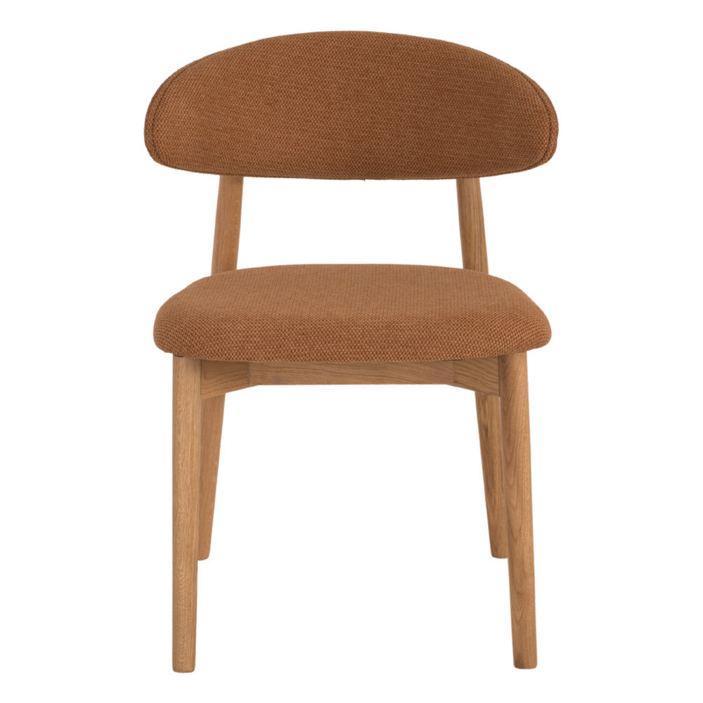 Set de 2 sillas de roble torneado Robert