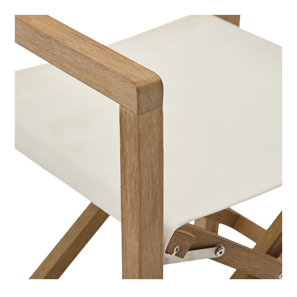 Set de 2 sillas plegables de acacia Calista