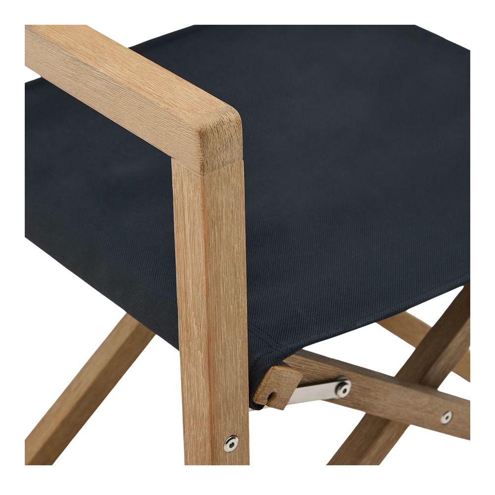 Set de 2 sillas plegables de acacia Calista