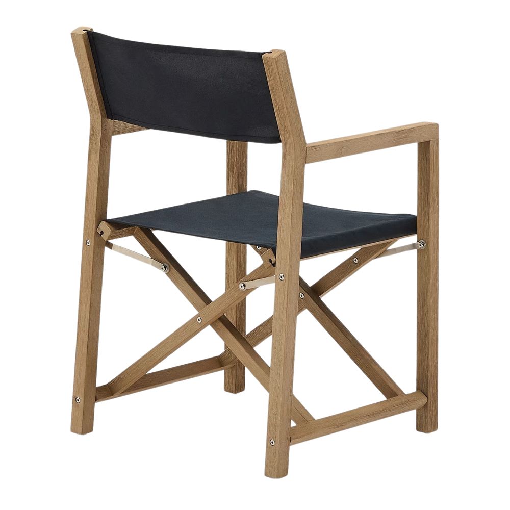 Set de 2 sillas plegables de acacia Calista
