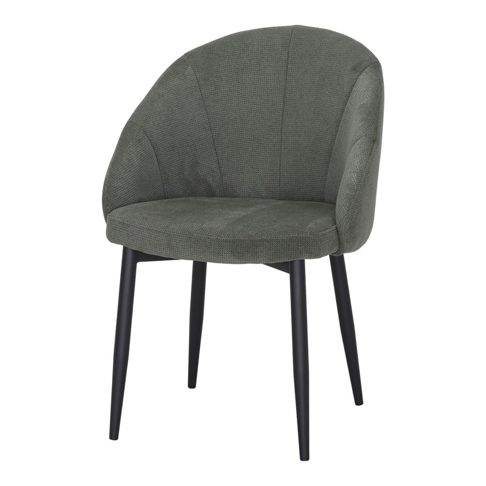 Set de 2 sillas tapizadas con patas de aguja Amaro
