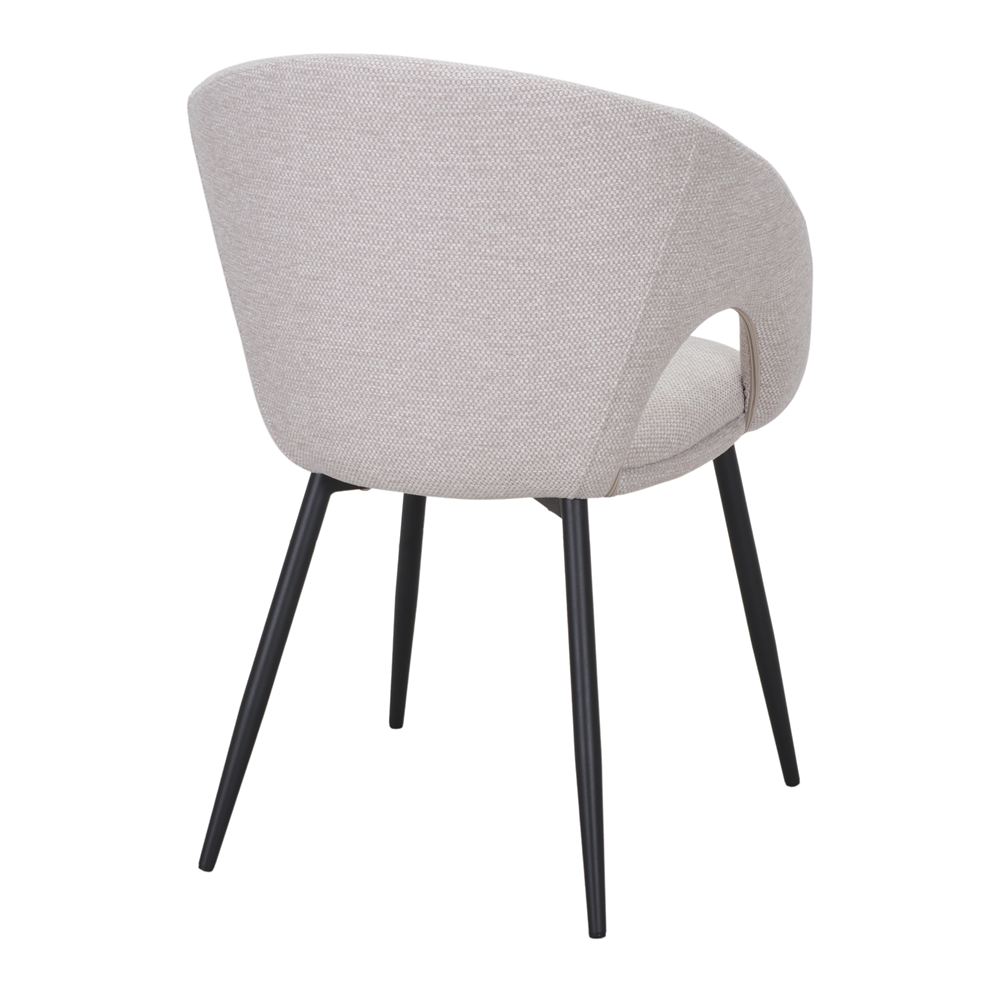 Set de 2 sillas tapizadas con patas de aguja Evelyn