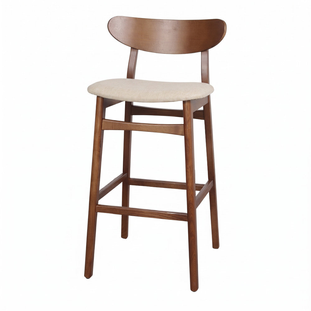 Set de 2 taburetes de cocina de fresno Orsola