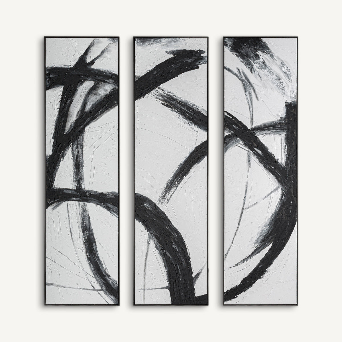Set de 3 cuadros de lienzo Andros