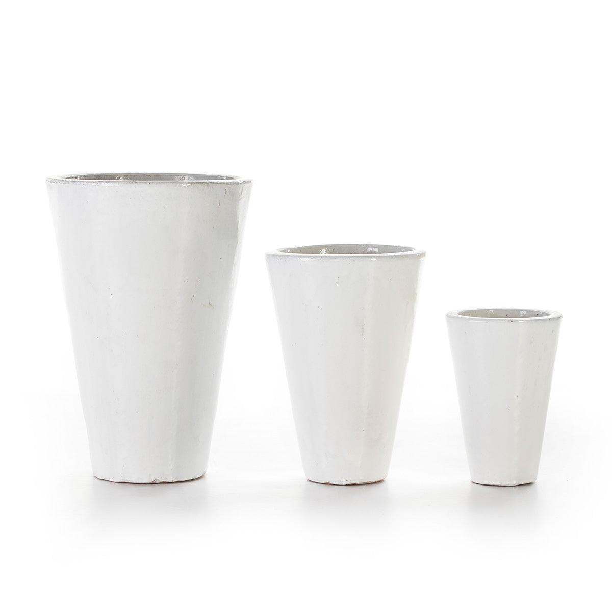 Set de 3 maceteros de gres Pantelleria
