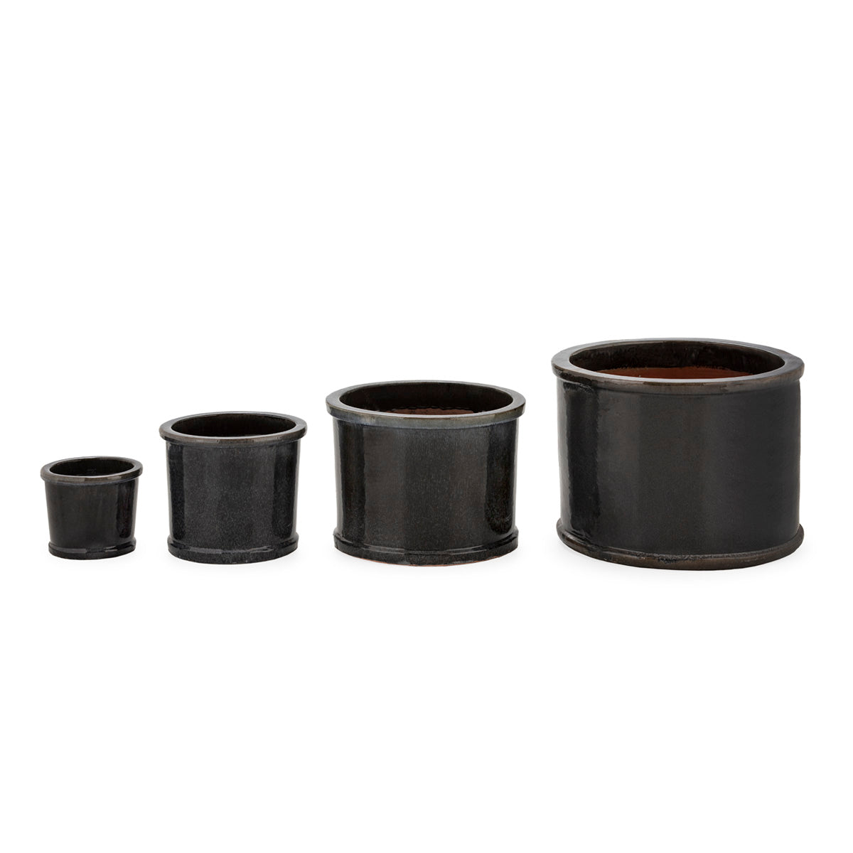 Set de 4 maceteros de gres Nonza