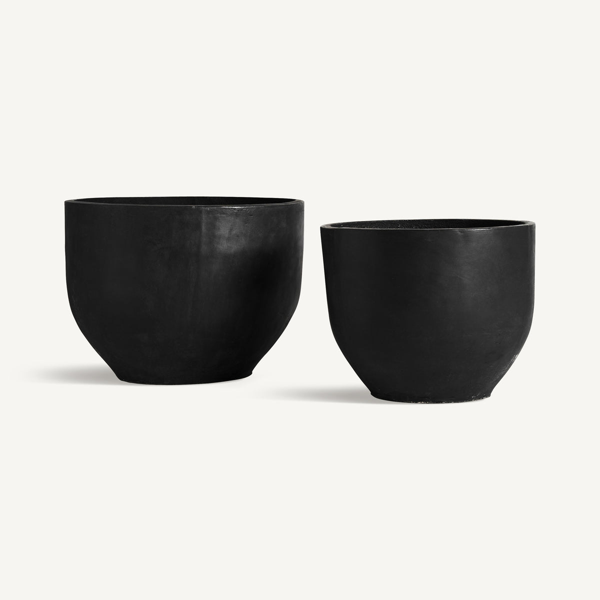 Set de dos maceteros de terracota Lentisco pequeño