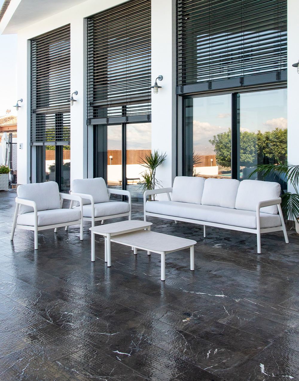Set de Sofá, Sillón y Mesas de Exterior Potes