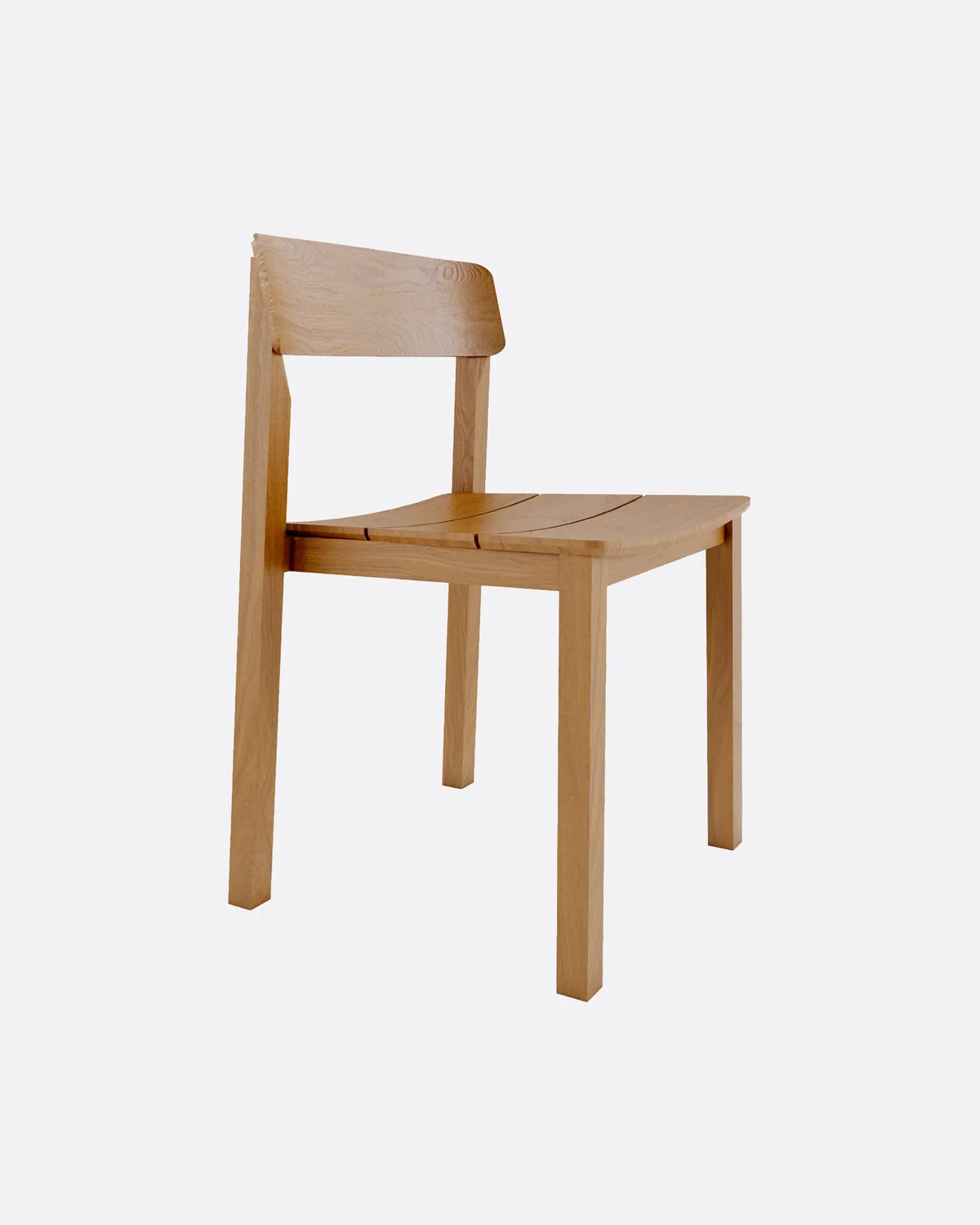 Silla apilable de exterior de teca Rawi Wa