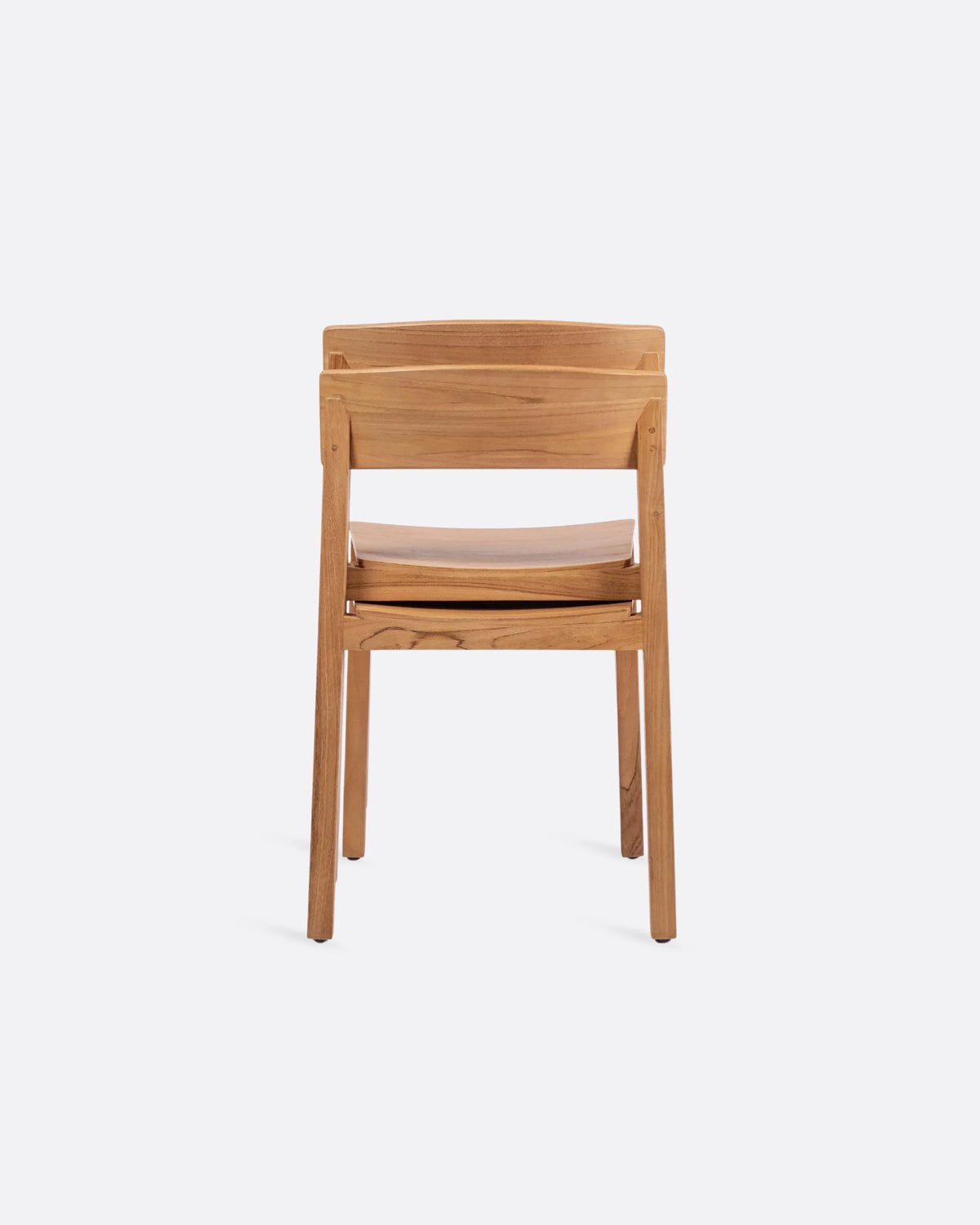 Silla apilable de teca Rawi Wa