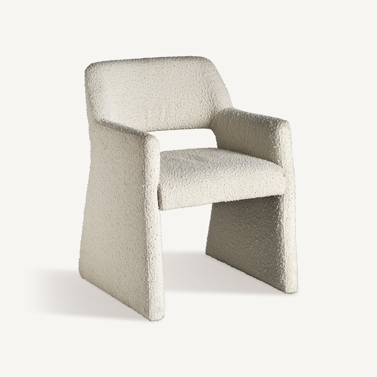 Silla de algodón bouclé Chelva