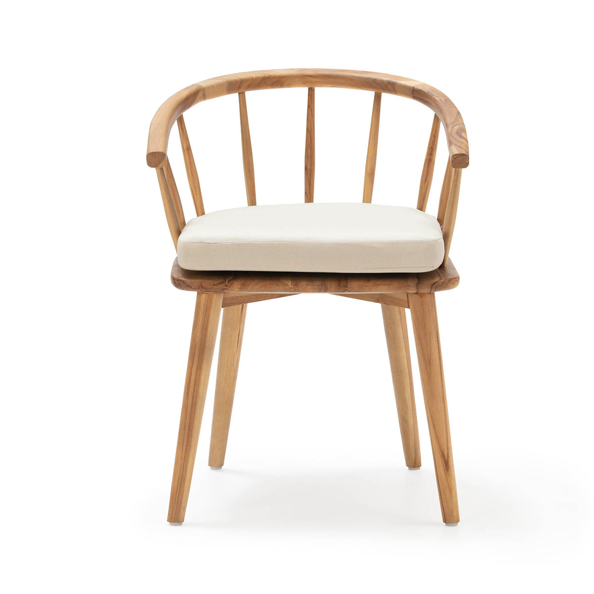 Silla de exterior de teca Seseña