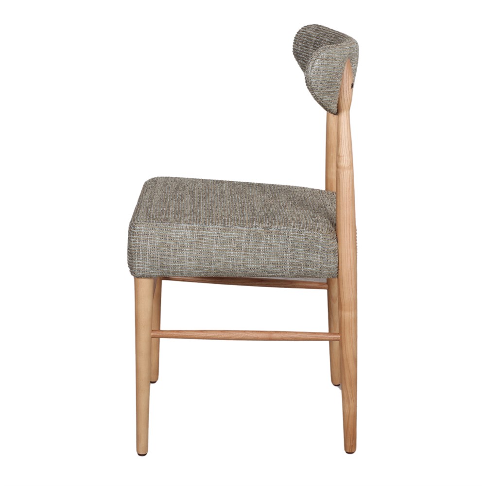 Silla de fresno tapizada Amedeo