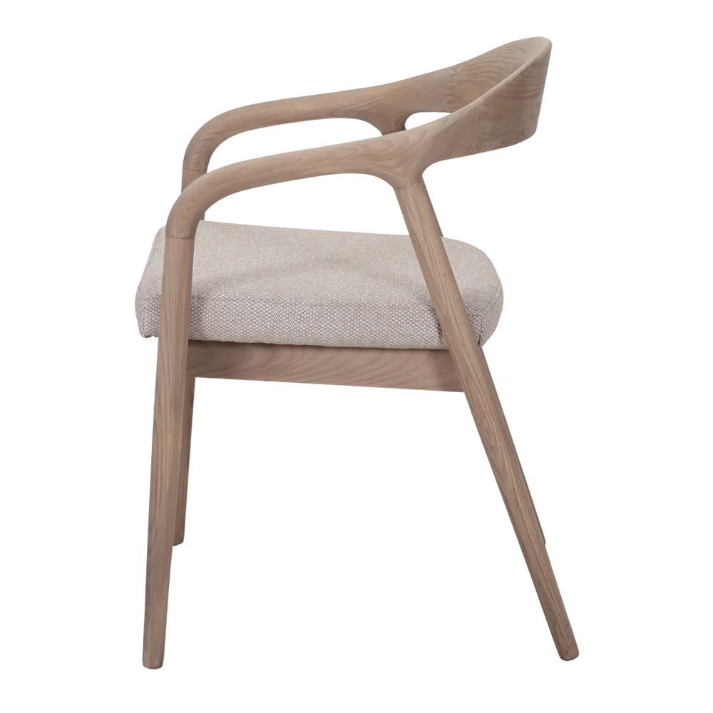 Silla de fresno torneado con brazos Bettina