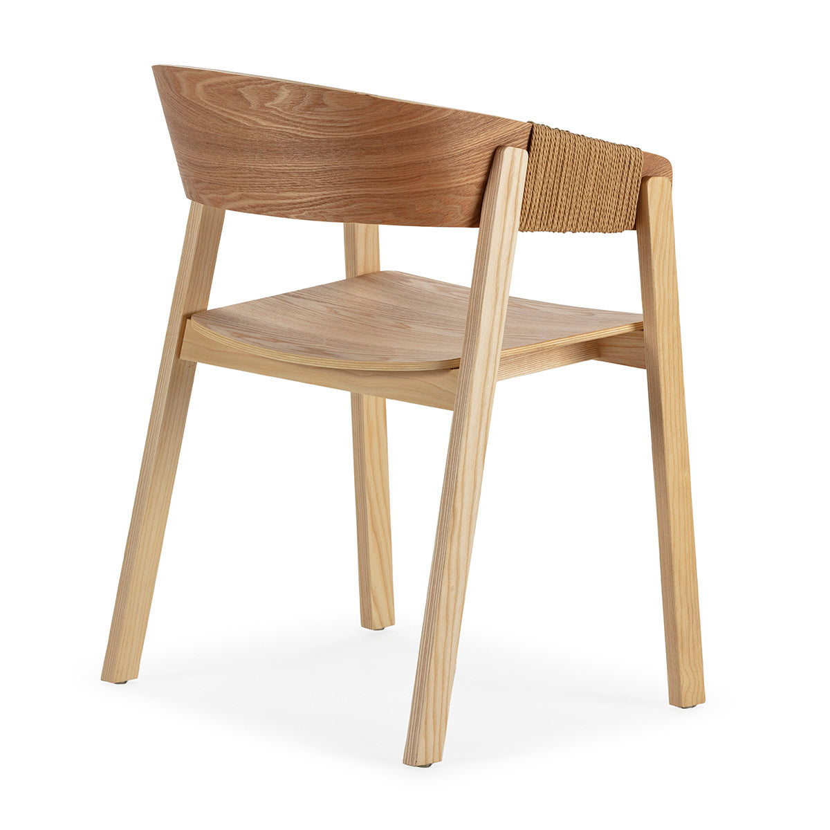 Silla de madera de roble Cerveteri
