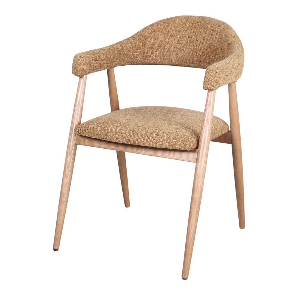 Silla de madera torneada con brazos Anel