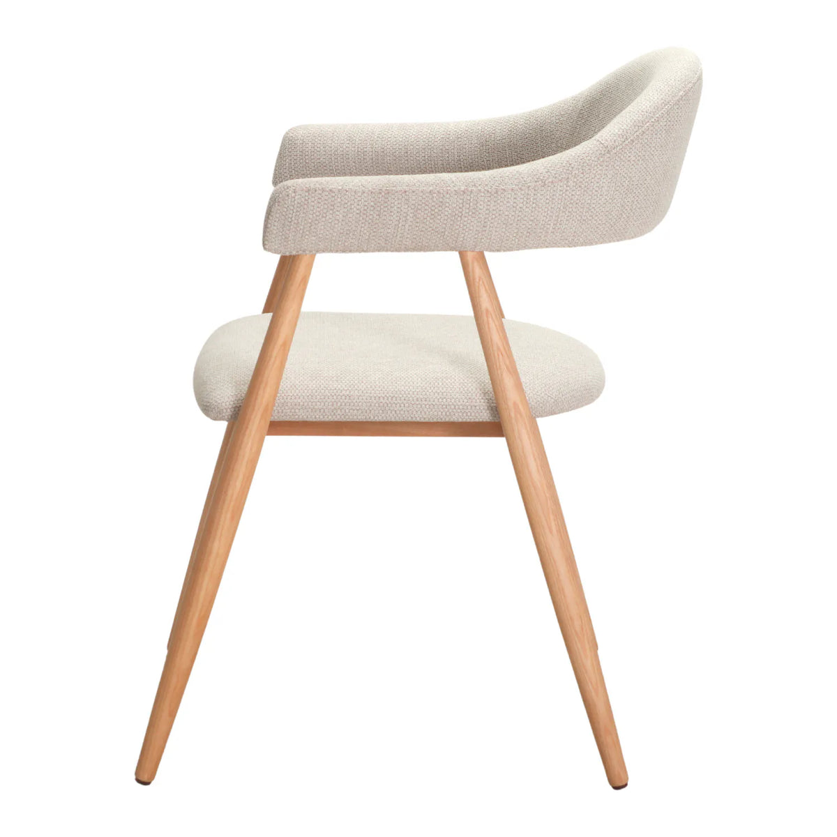 Silla de madera torneada con brazos Anel