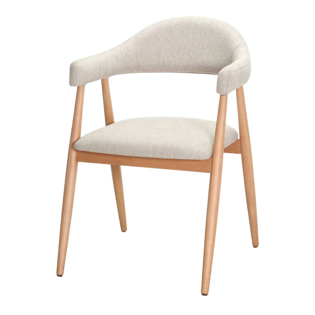 Silla de madera torneada con brazos Anel