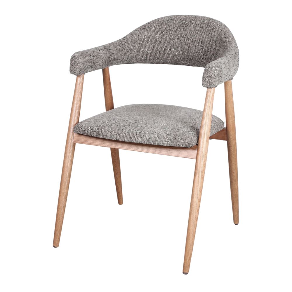 Silla de madera torneada con brazos Anel