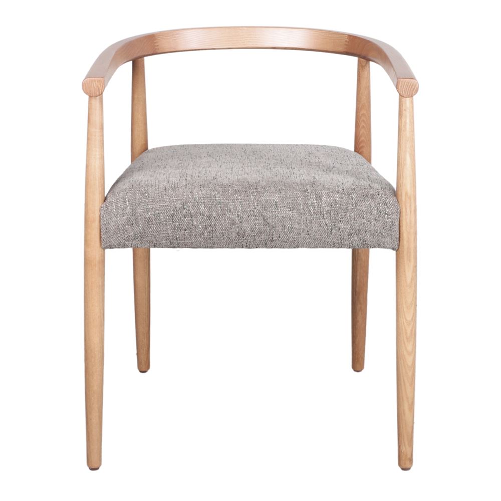 Silla de madera torneada con brazos Carina