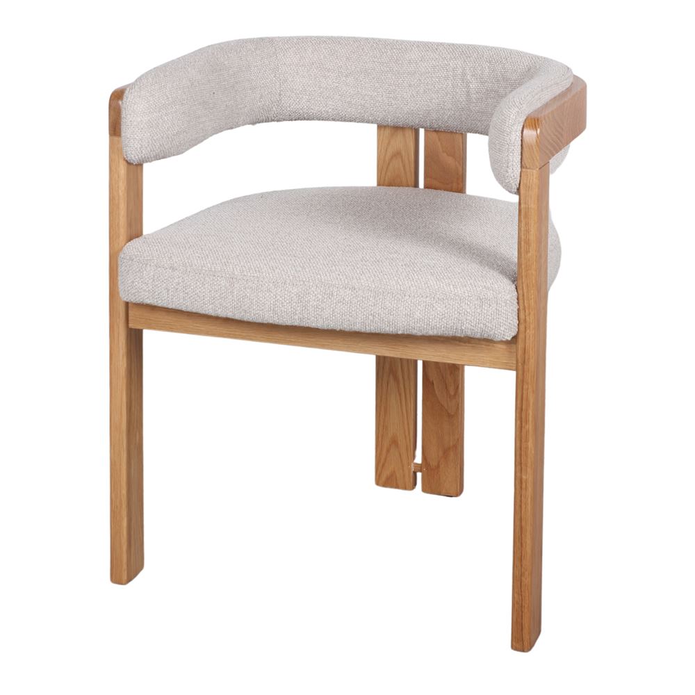 Silla de roble tapizada Edmundo