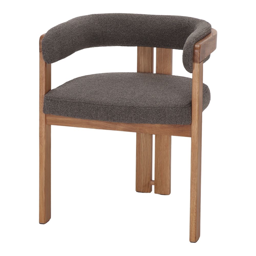 Silla de roble tapizada Edmundo