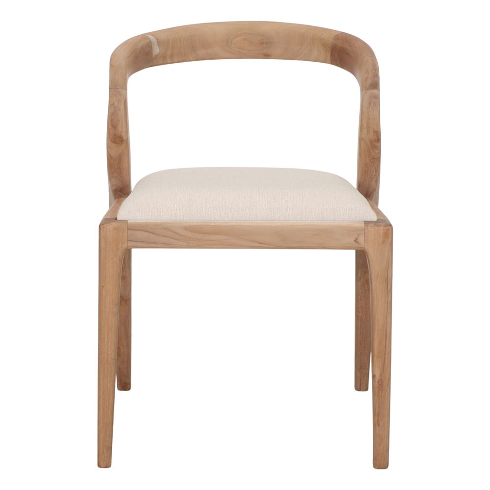 Silla de teca torneada Fidela