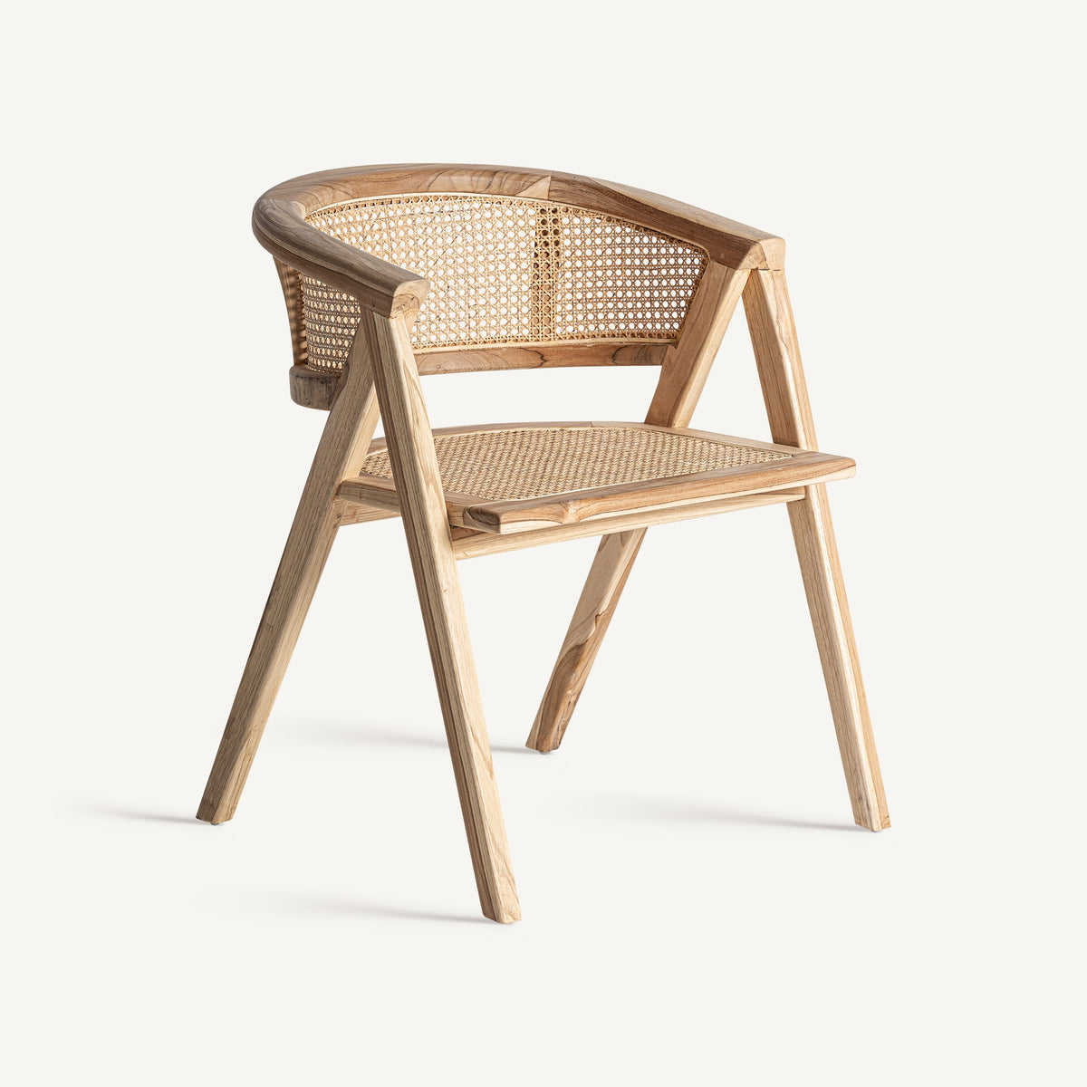 Silla de teca y raíz de teca Vistabella
