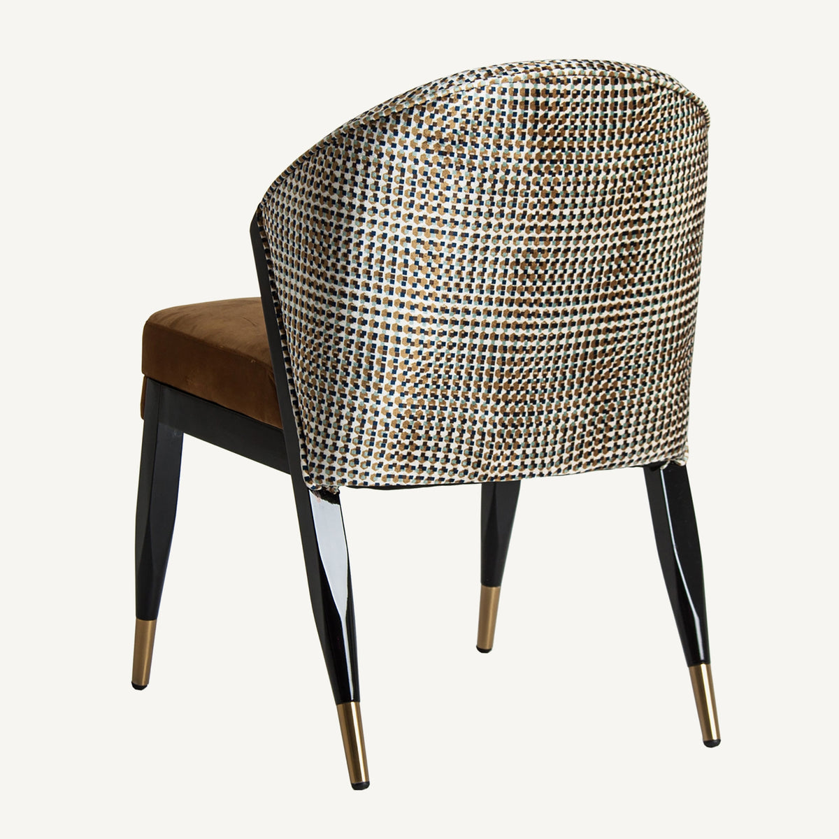 Silla de terciopelo ocre Segorbe