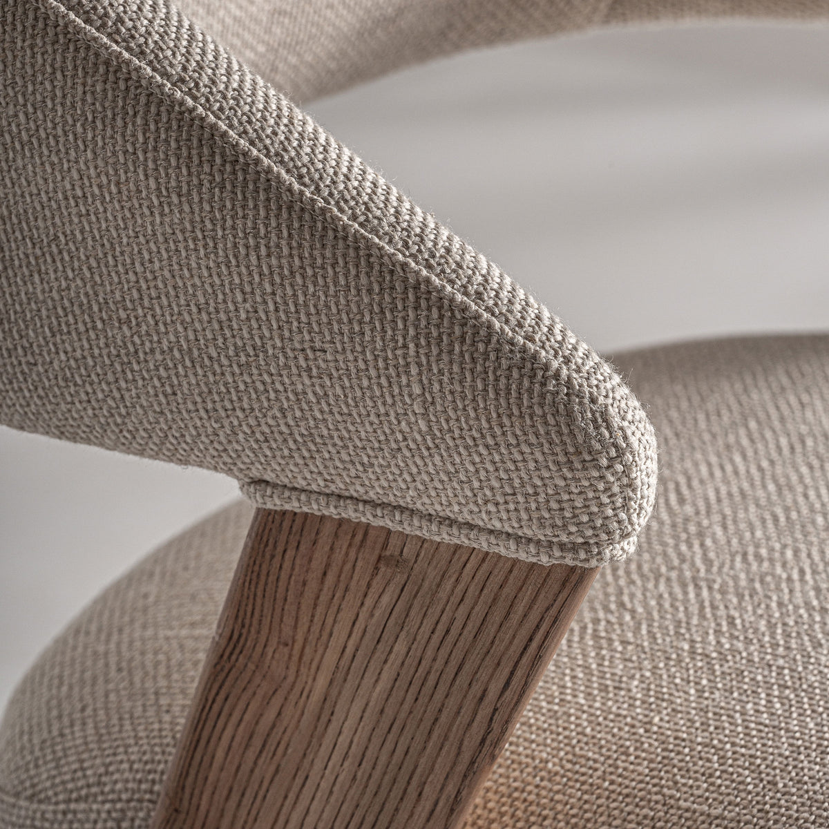 Silla tapizada beige Cala Salada