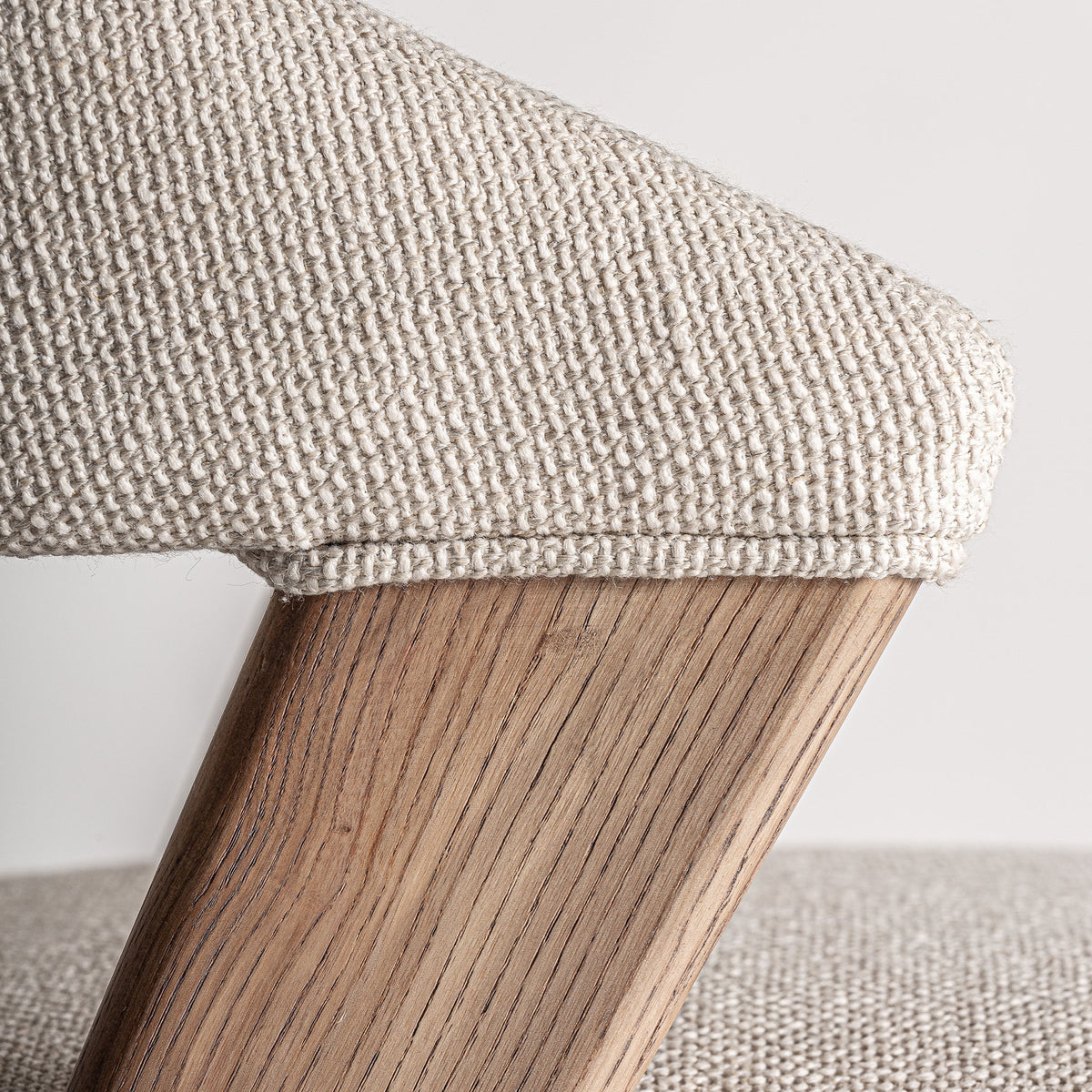 Silla tapizada beige Cala Salada
