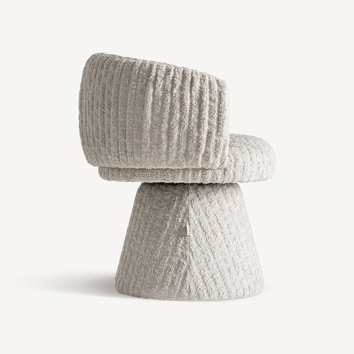 Silla tapizada de fresno beige Primošten